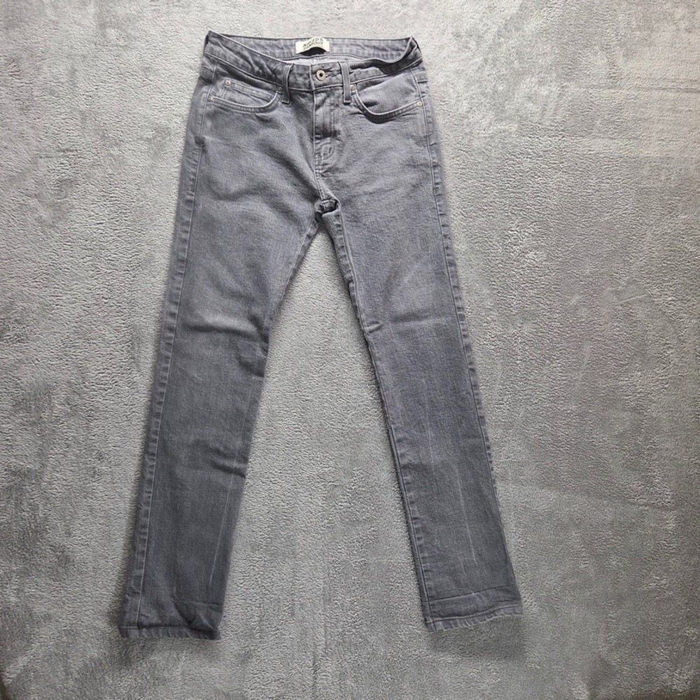 Naked & Famous Skinny Guy Jeans Mens 28X29 Gray Mid Rise Slim Medium Wash Denim